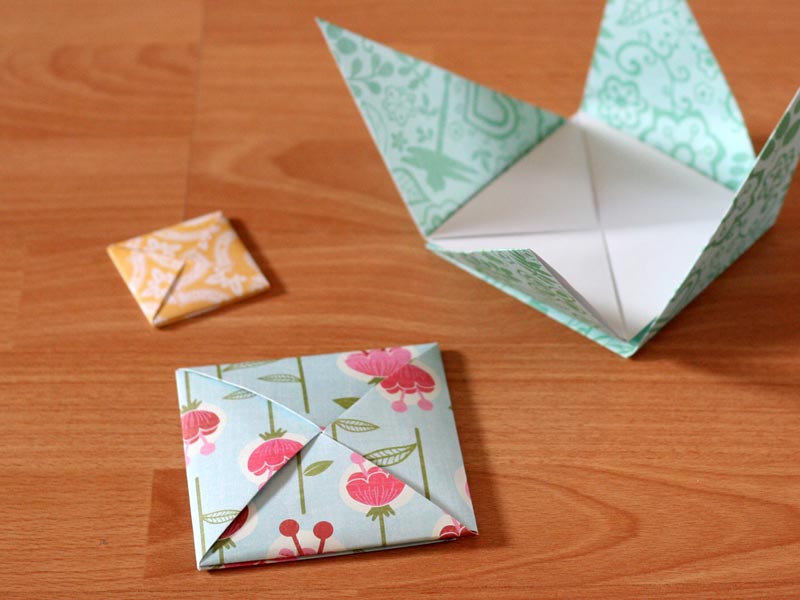 square origami envelope