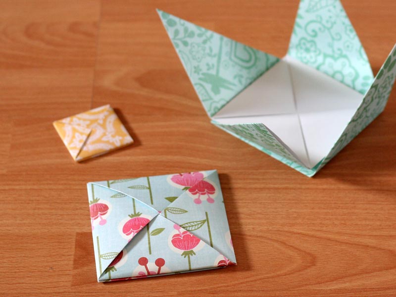 Origami An Instructions Square Paper