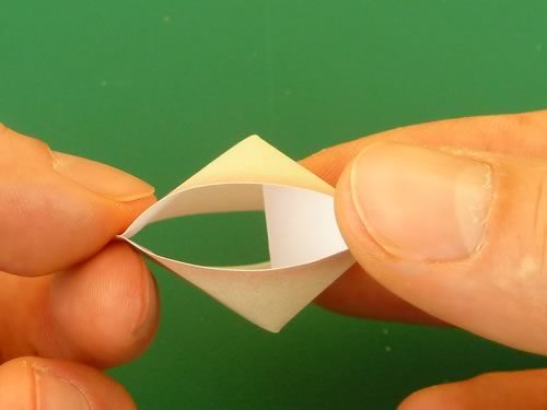 origami fortune cookie step 3b