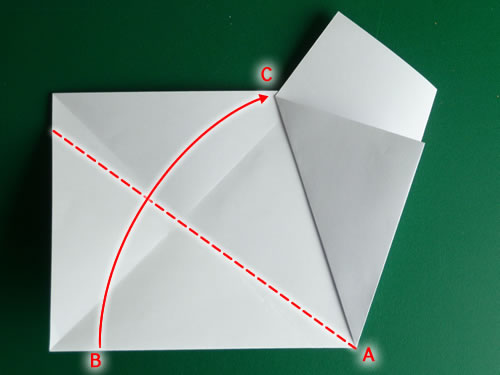 origami pentagon step 6