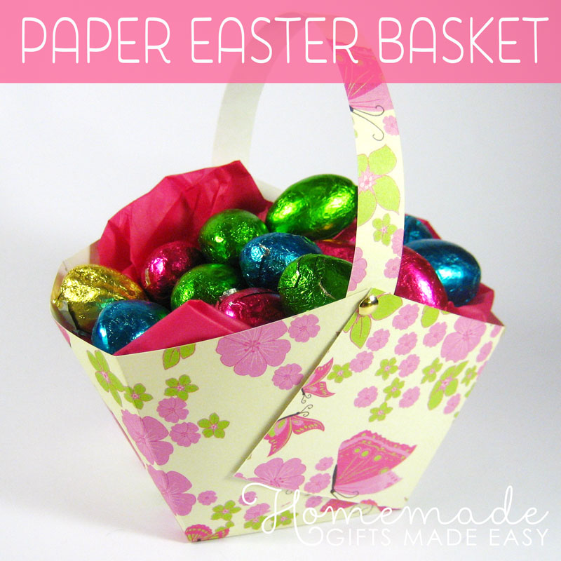 Easy Easter Egg Basket DIY  Easter Crafts for Kids 