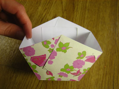 paper easter basket step 3
