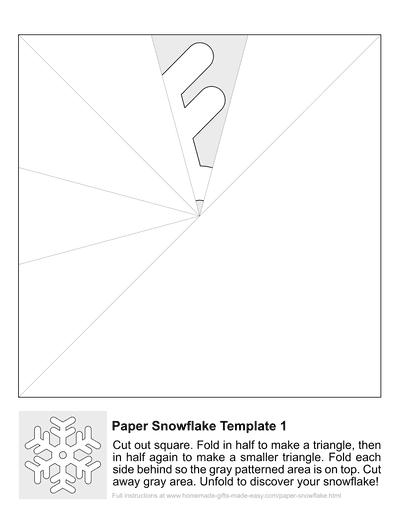 Paper Snowflake Cutouts