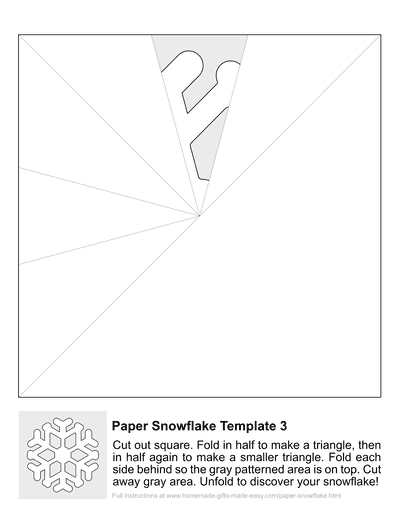 Christmas Cutouts, Snowflake 3