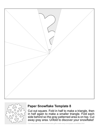 Easy Paper Snowflakes