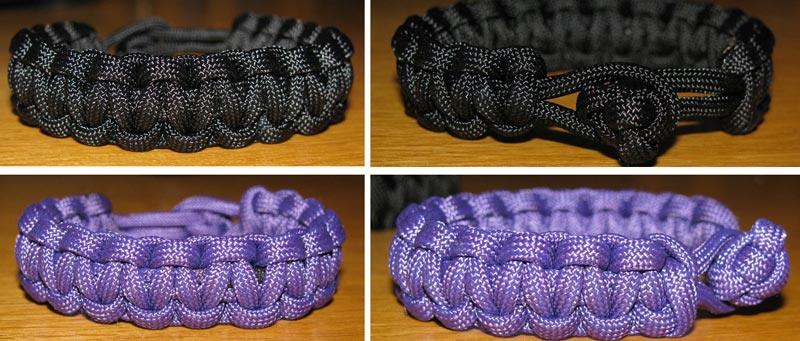 Paracord Survival Bracelet - Multiple Colors, Adjustable Wrist Size