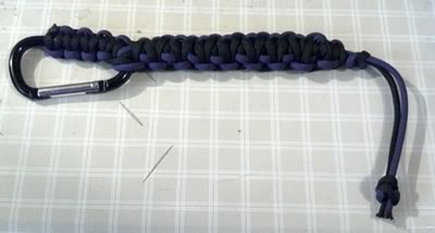 paracord lanyard with full-size carabiner by dakota