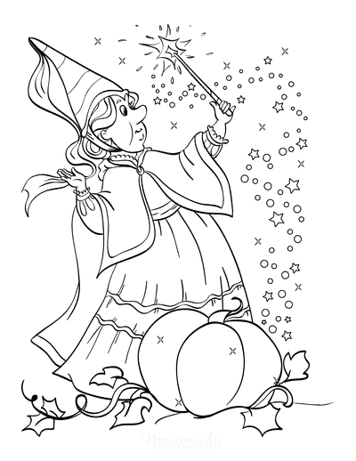 Princess Coloring Pages Fairy Godmother Cinderella Pumpkin