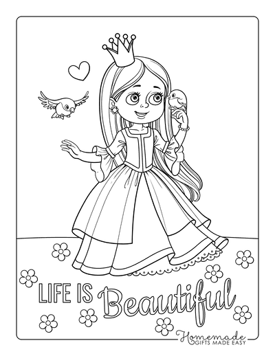 baby disney princess coloring pages