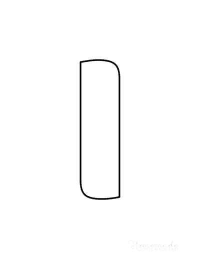 Printable Alphabet Letters Balloon Uppercase I