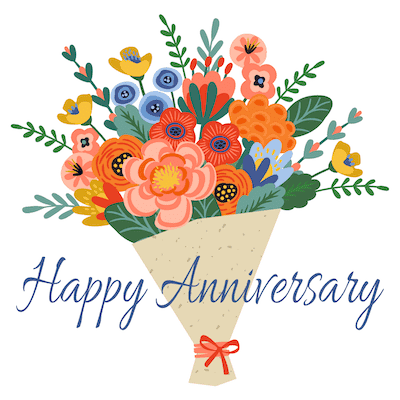 happy anniversary mom and dad clipart