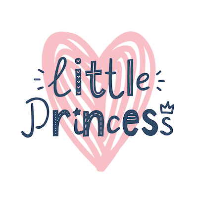 Printable Baby Cards Little Princess Pink Heart