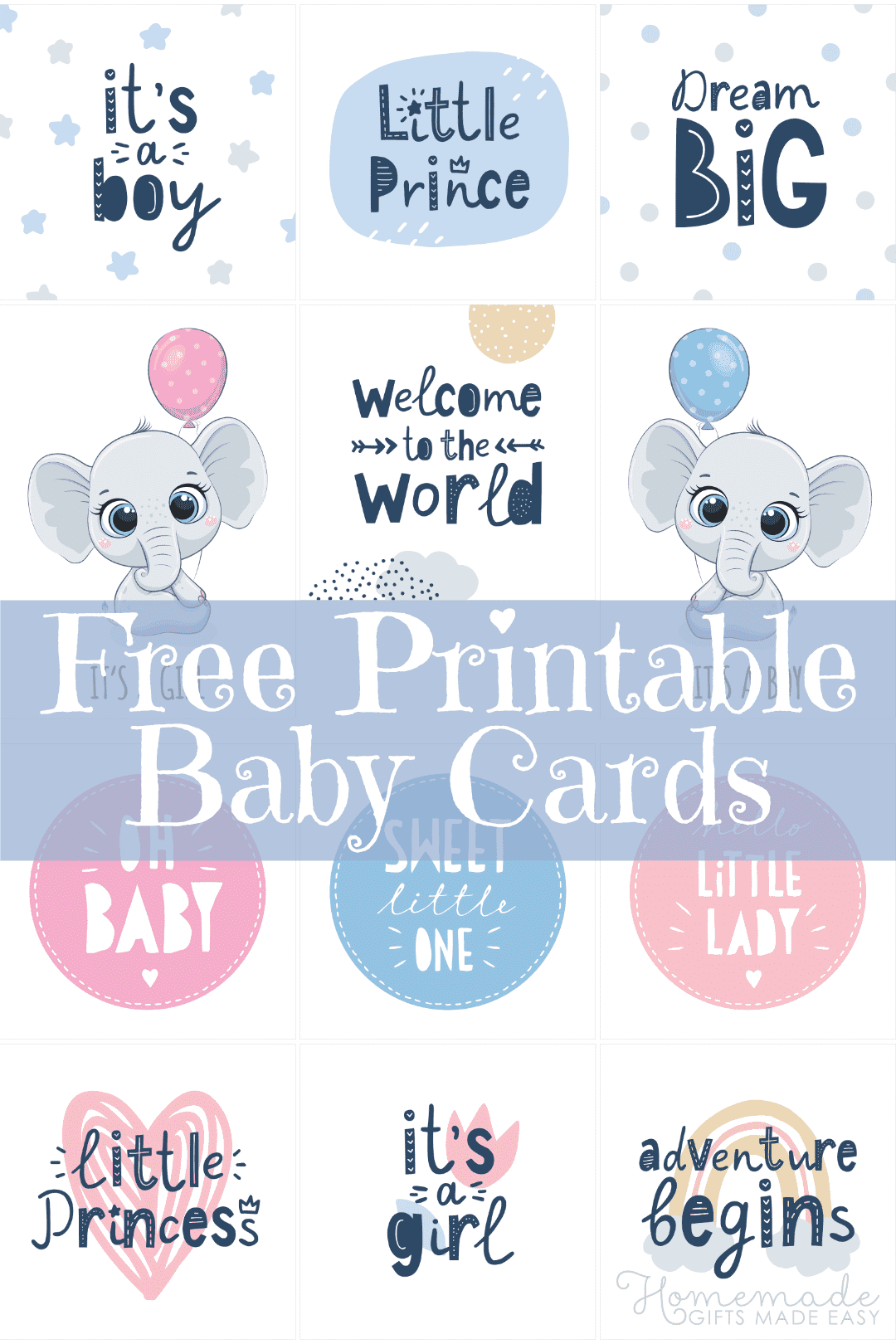 Free Printable Baby Cards