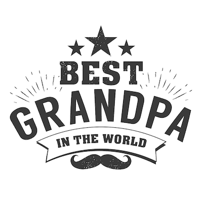 Printable Fathers Day Cards Best Grandpa Bw