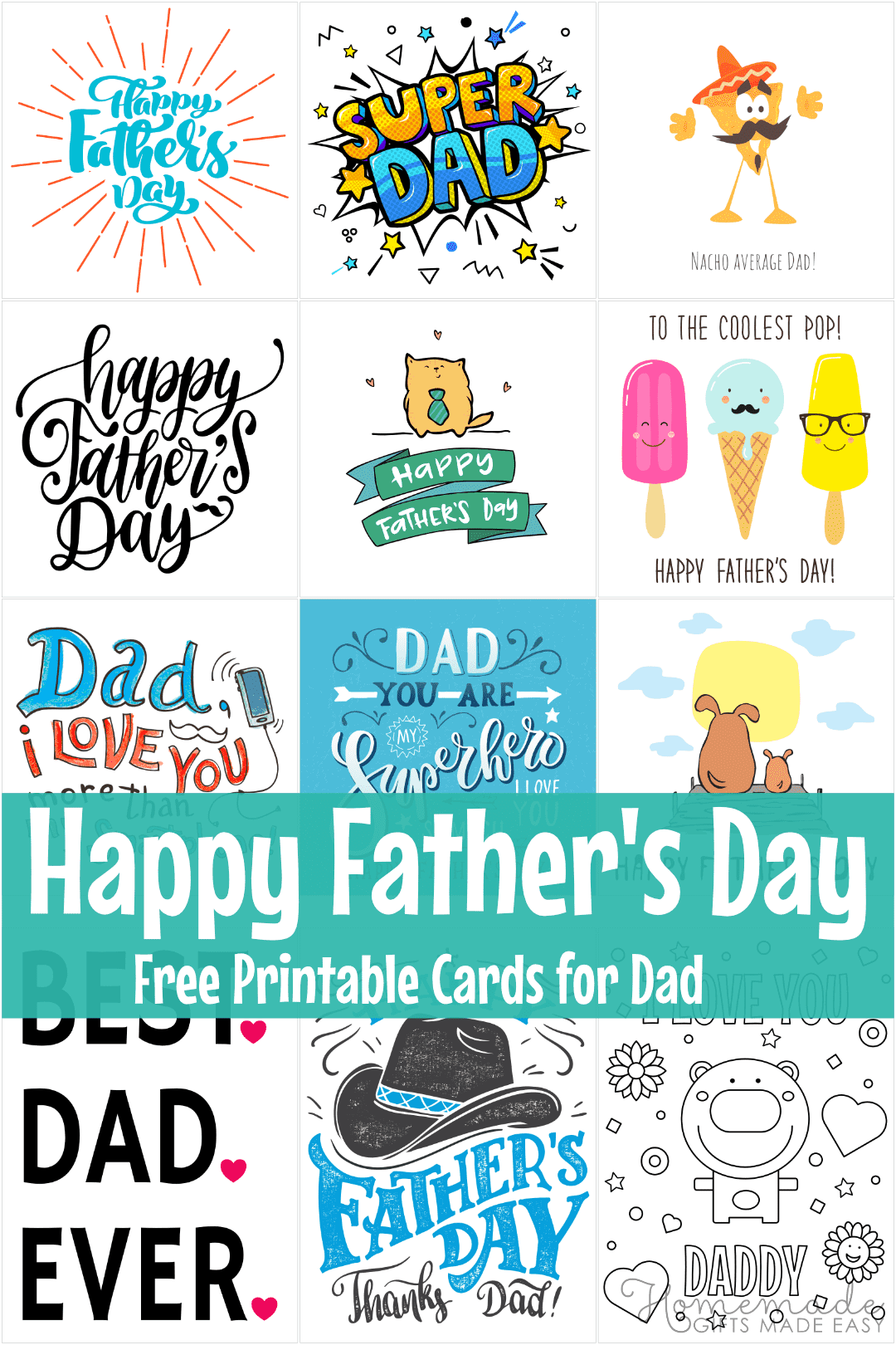 Free Printable Fathers Day Card For Husband