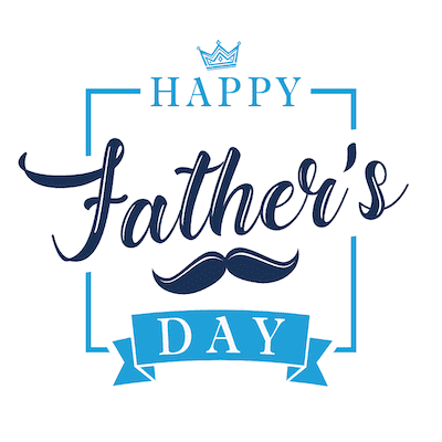 Printable Fathers Day Cards Happy Blue