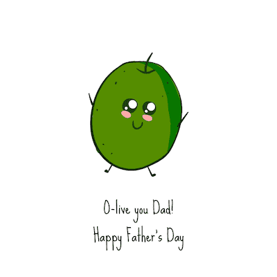 Printable Fathers Day Cards Olive You