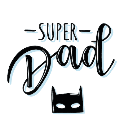 Printable Fathers Day Cards Super Dad Mask