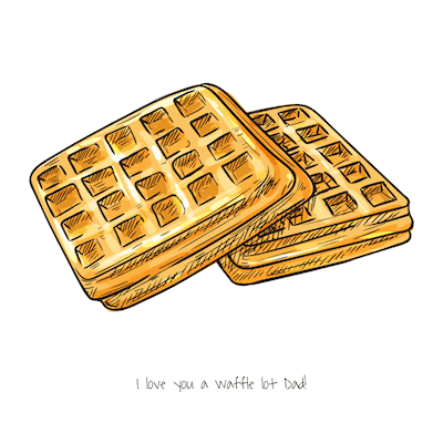 Printable Fathers Day Cards Waffle