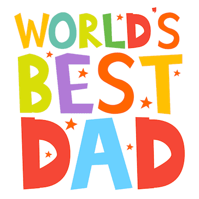 Printable Fathers Day Cards Worlds Best Dad Bright