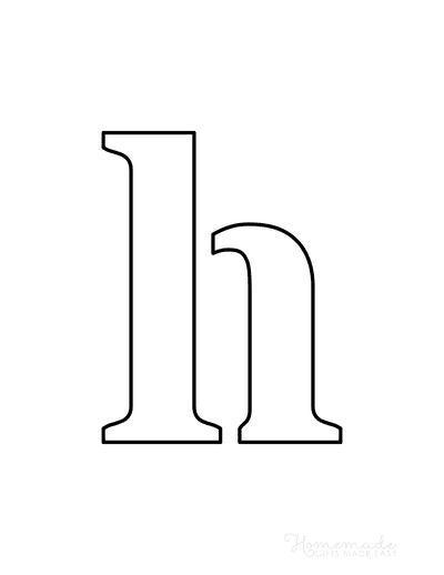 Free Printable Letter Stencils for Crafts