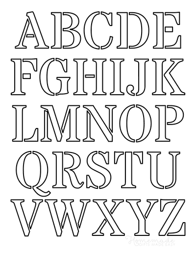 Free B - Christmas Letter stencil, pattern, template, clipart, design,  printable alphabet letter…