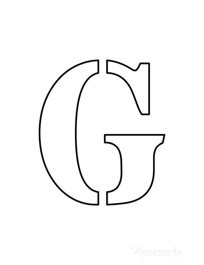 GORGECRAFT 36Pcs Letter Stencils 4 inch Alphabet Templates