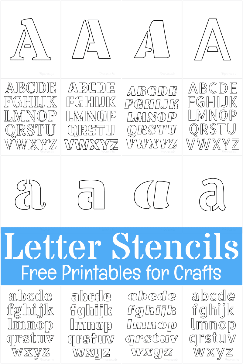 printable letter stencils