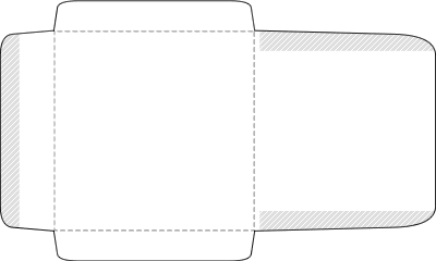 printable square envelope template