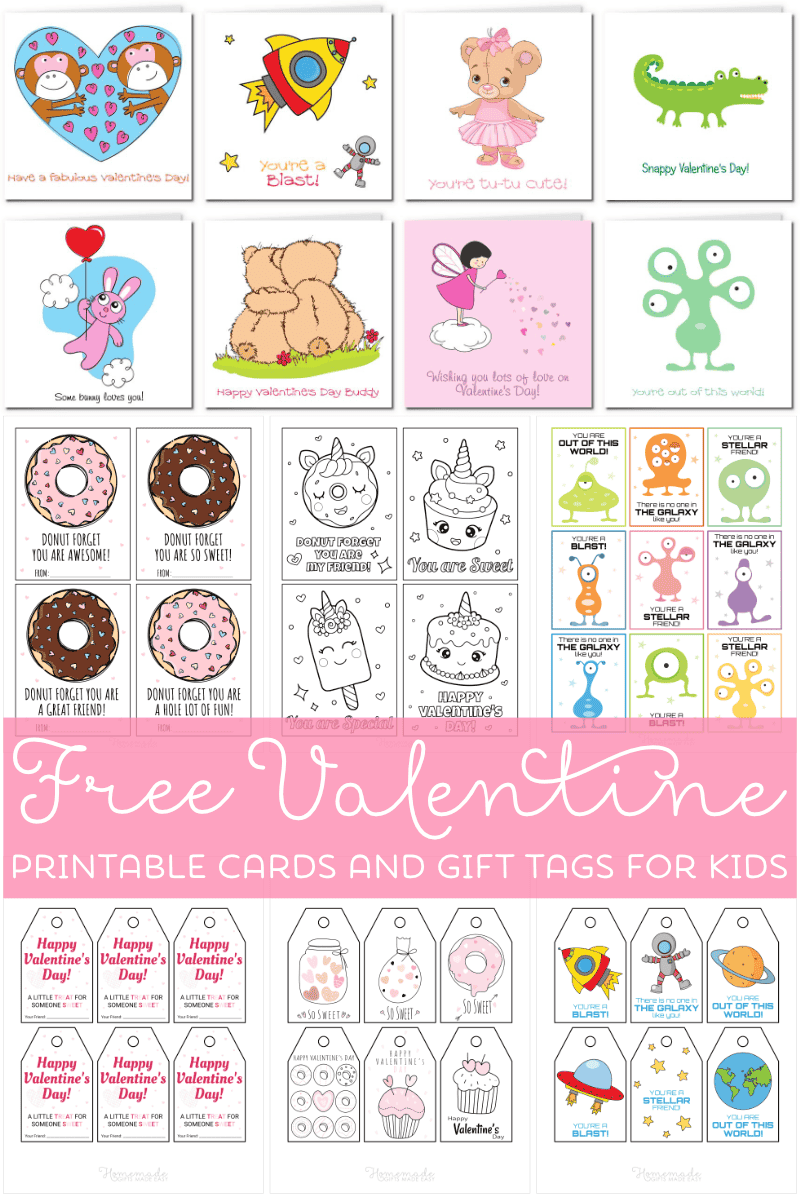 Free Printable Valentine Cards Perfect For Teens and Tweens