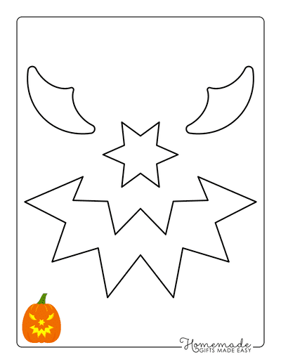 Free Printable Pumpkin Carving Stencils & Templates for Halloween