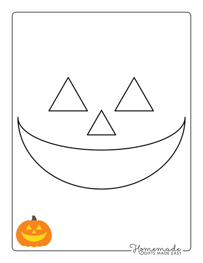 Pumpkin Carving Stencils Jack O Lantern Face 21