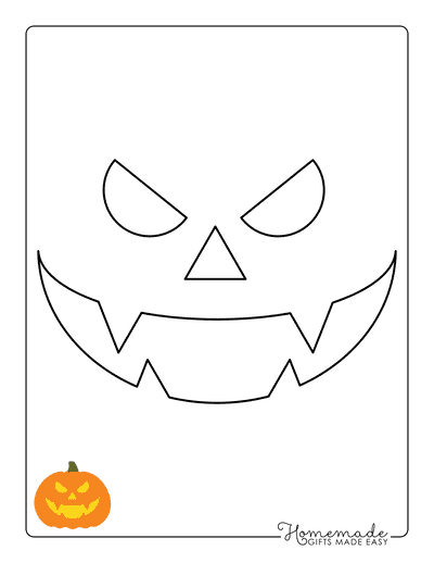 Free Printable Pumpkin Carving Stencils & Templates for Halloween