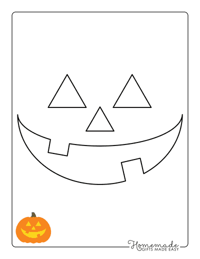 Pumpkin Carving Stencils Jack O Lantern Face 31