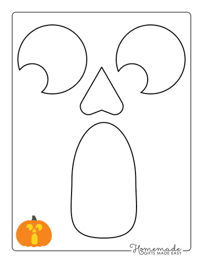 Pumpkin Carving Stencils Jack O Lantern Face 32