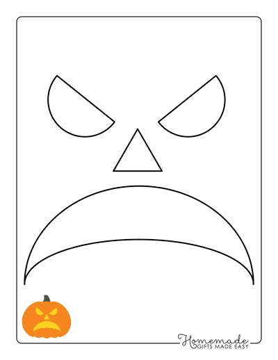 Pumpkin Carving Stencils Jack O Lantern Face 34
