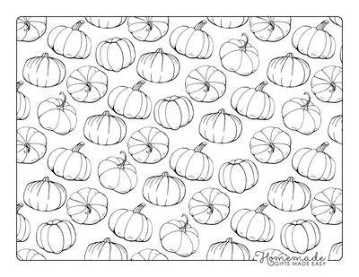 Pumpkin Coloring Pages Background of Pumpkins
