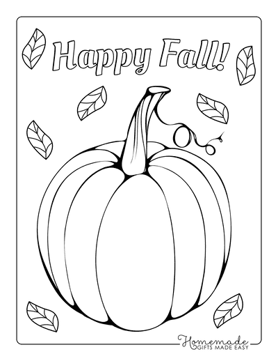 Free Pumpkin Coloring Pages for Kids & Adults