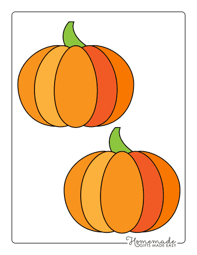 Pumpkin Outline 1 Medium Color