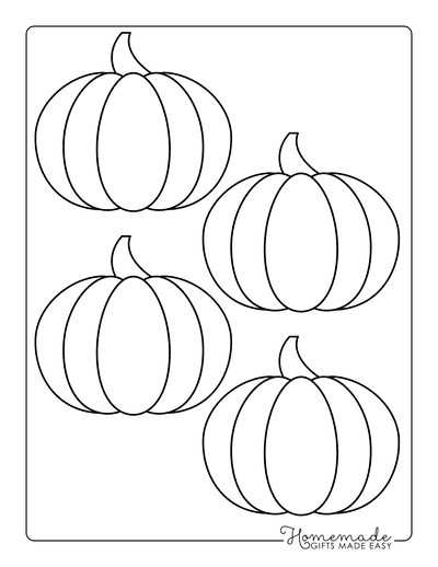 Pumpkin Outline 1 Small Template