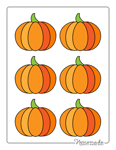 Pumpkin Outline 1 Xsmall Color