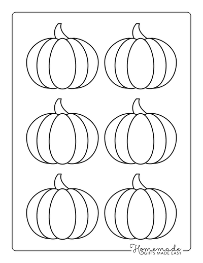 Pumpkin Outline 1 Xsmall Template