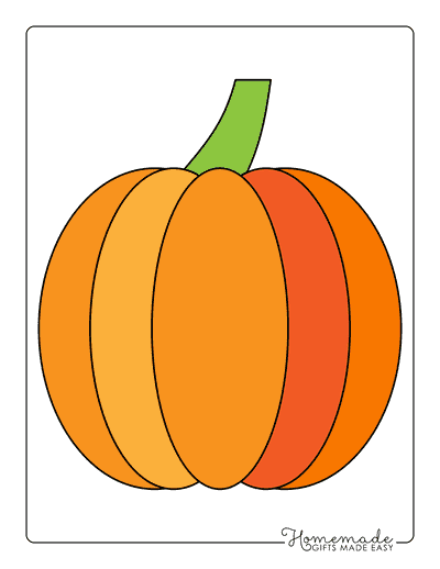 Pumpkin Outline 2 Large Color