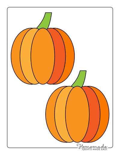 Pumpkin Outline 2 Medium Color
