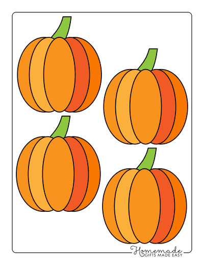 Pumpkin Outline 2 Small Color