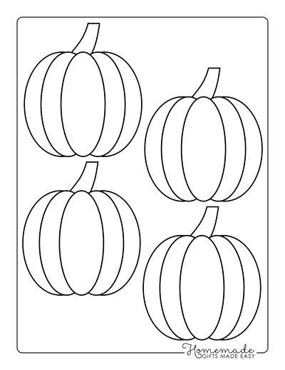 Pumpkin Outline 2 Small Template