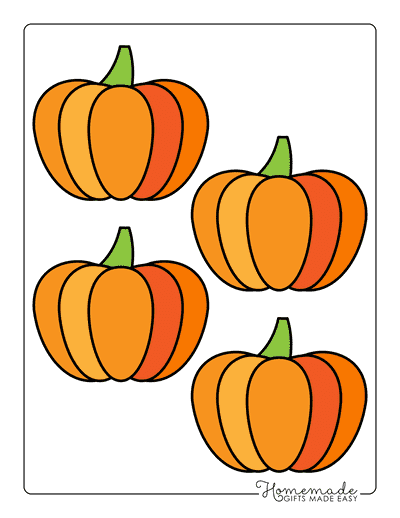 Pumpkin Outline 3 Small Color