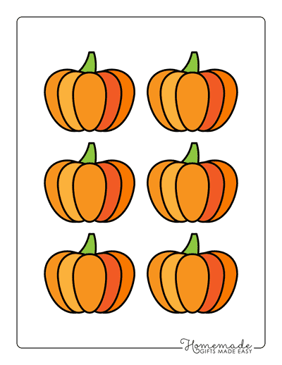 Pumpkin Outline 3 Xsmall Color