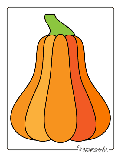 Pumpkin Outline 4 Large Color
