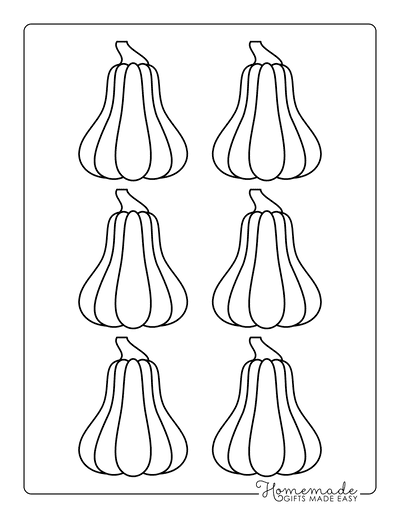 Pumpkin Outline 4 Xsmall Template